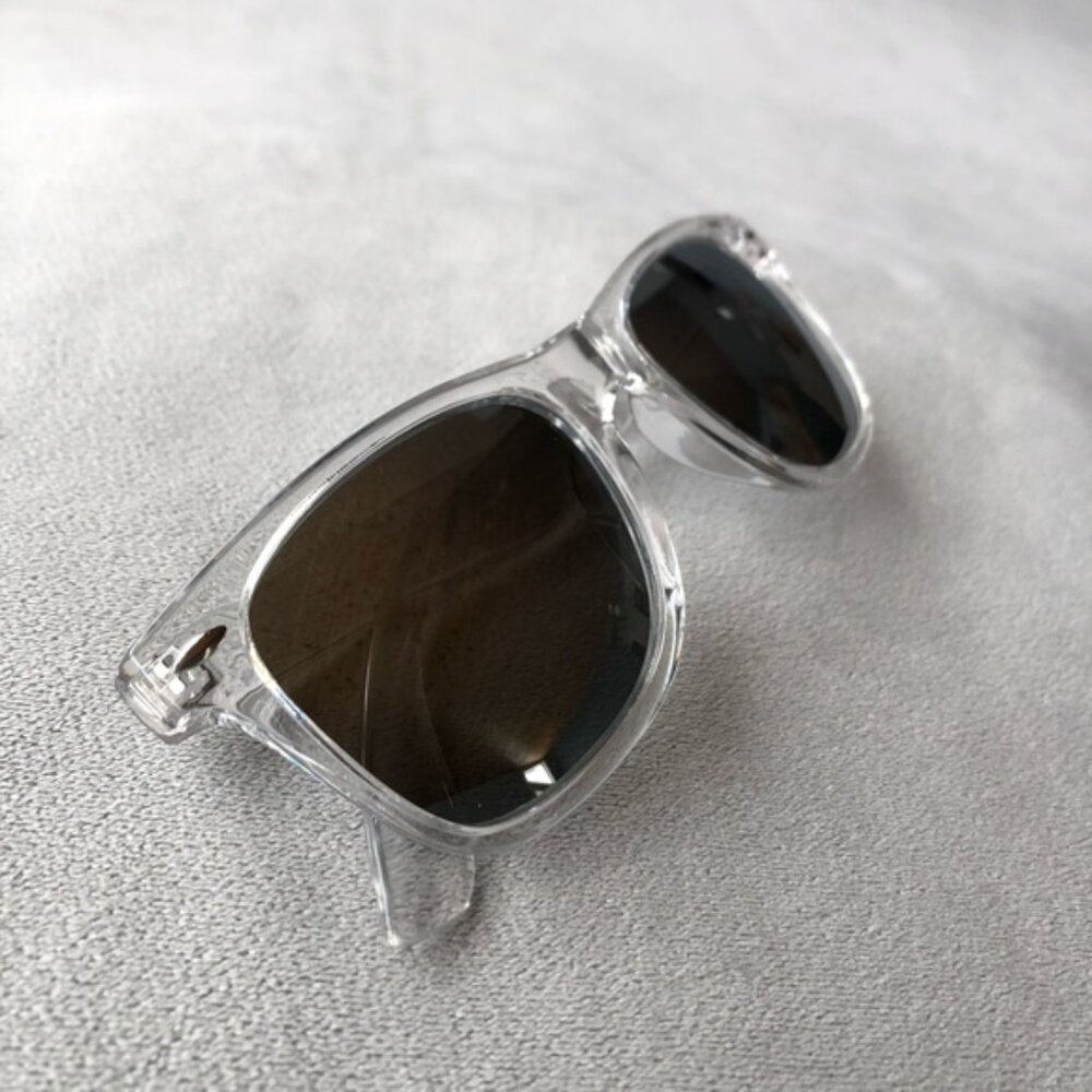 Classic Clear Frame with Silver Lens ~ Brand New
